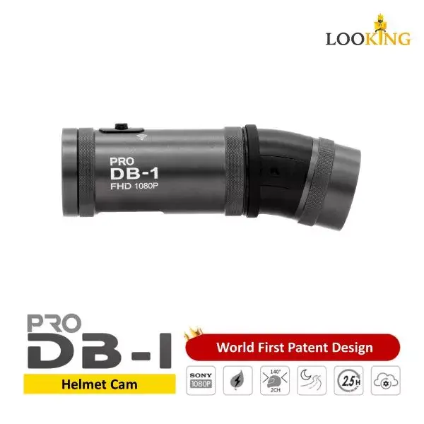 DB-1PRO Dual FHD Helmet Camera