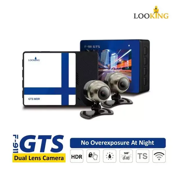 F-911GTS Dual FHD Bike Camera