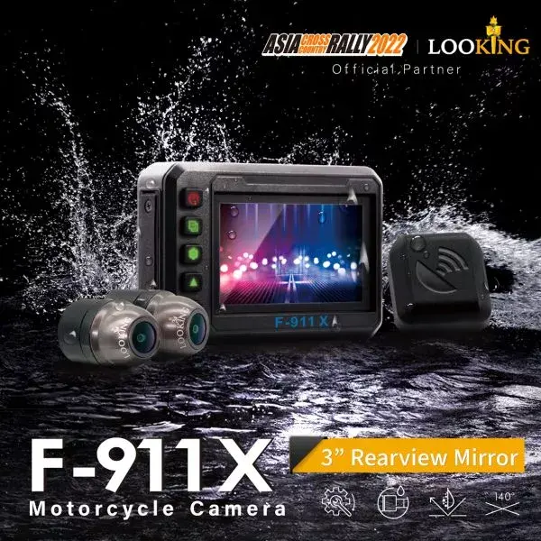 F911X Dual FHD Bike Camera