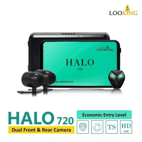 HALO720 Dual HD Bike Camera