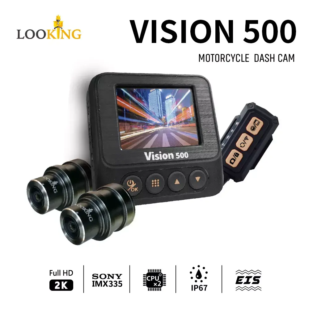 VISION500 Dual 2K Bike Camera