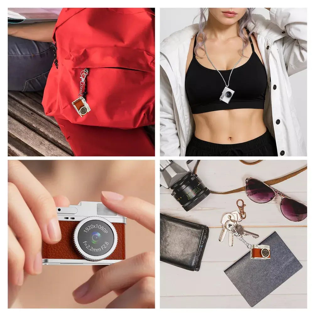 Keychain/Necklace Mini camera